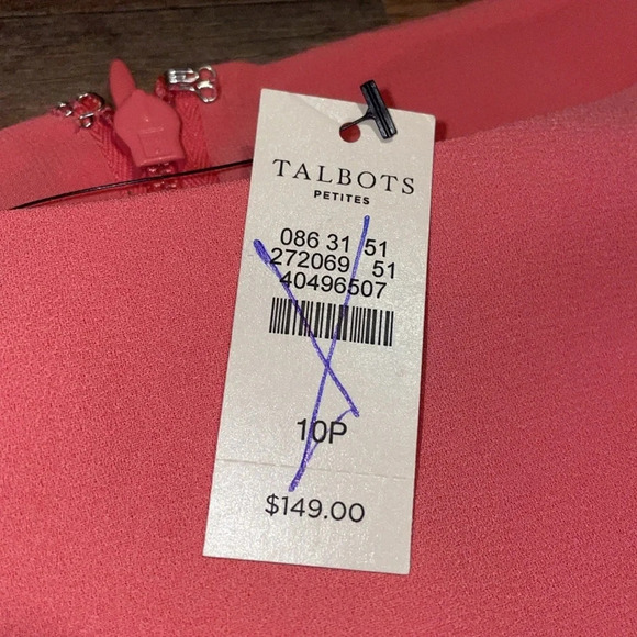 Talbots Pink Midi Dress - Picture 5 of 12